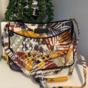 Vera Bradley Crossbody in Painted Feathers